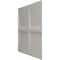 Ekena Millwork 19 5/8in. W x 19 5/8in. H Galveston EnduraWall Decorative 3D Wall Panel Covers 2.67 Sq. Ft. WP20X20GLCAB - alternate 4